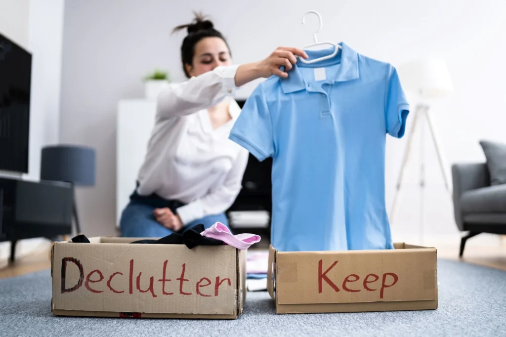 Declutter Before Packings